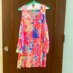 Lilly Peek a Boo Shoulder Dress